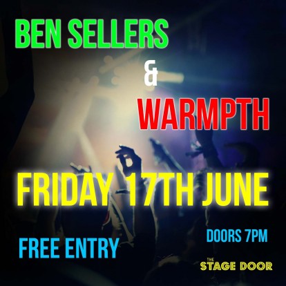 Ben Sellers & Warmpth - FREE ENTRY