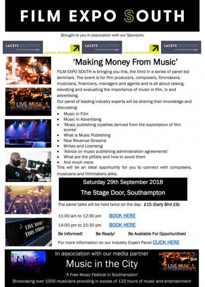 Film Expo South - 'Making Money From Music'