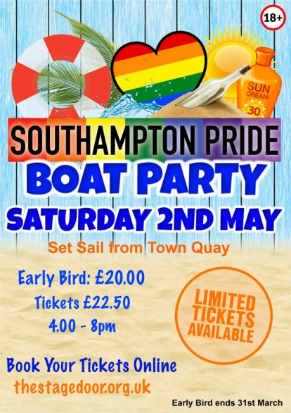 Southampton Pride Boat Party *** CANCELLED