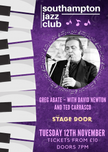 Southampton Jazz Club - Greg Abate with David Newton and Ted Carrasco