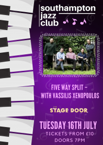 Southampton Jazz Club with Five Way Split and Vassilis Xenopoulos